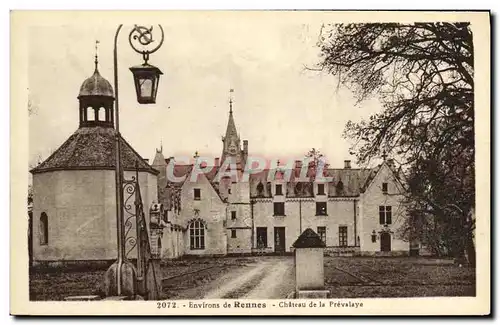 Cartes postales Environs de Rennes Chateau de la Prevalaye