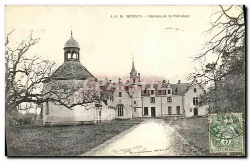 Ansichtskarte AK Environs de Rennes Chateau de la Prevalaye