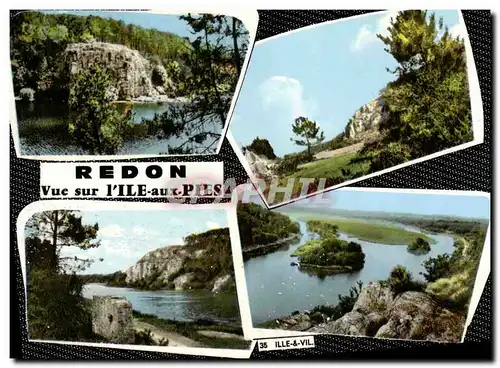 Cartes postales moderne Redon Vue Sur I lle aux Ples