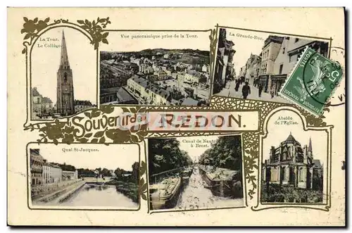 Cartes postales Souvenir de Redon