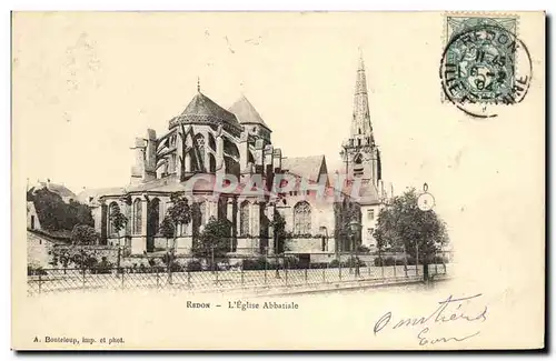 Ansichtskarte AK Redon L Eglise Abbatiale