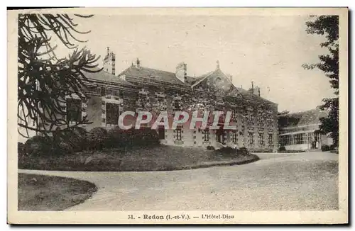 Cartes postales Redon L Hotel Dieu