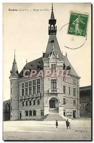 Cartes postales Redon Hotel de Ville