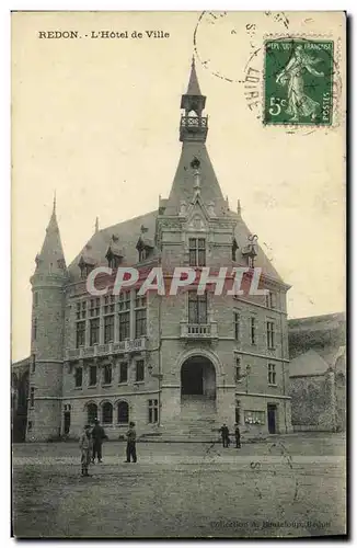 Ansichtskarte AK Redon L Hotel de Ville