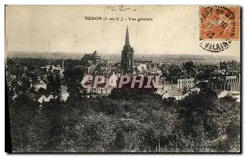 Cartes postales Redon Vue generale