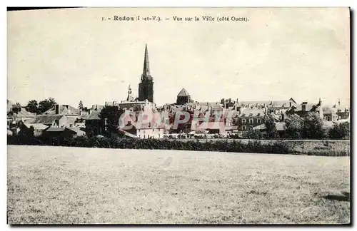 Cartes postales Redon Vue sur la Ville