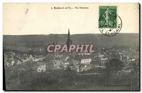 Cartes postales Redon Vue Generale