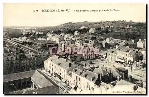 Cartes postales Redon Vue Panoramique prise de la Tour