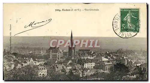 Cartes postales Redon Vue Generale