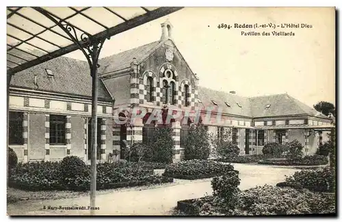 Cartes postales Redon L Hotel Dieu Pavillon des Vieillards