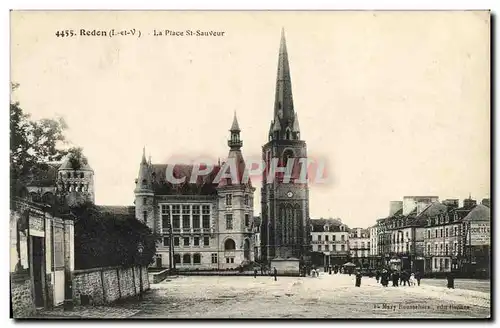 Cartes postales Redon La Place St Sauveur