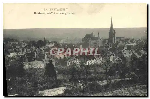 Cartes postales Redon Vue generale