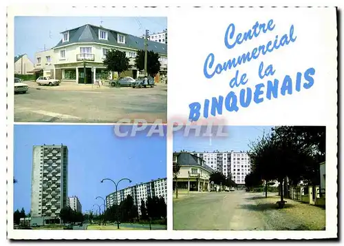 Cartes postales moderne Rennes Vues de la Binquenais et son Centre Commercial