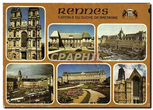 Cartes postales moderne Rennes Capitale du Duche de Bretagne