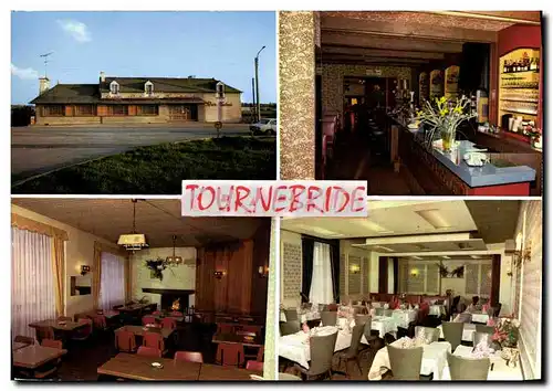 Moderne Karte Rennes Tournebride Hotel Restaurant Avenue du General Leclerc