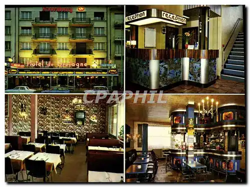 Cartes postales moderne Hotel de Bretagne Place de la Gare Rennes