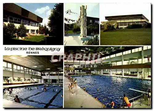 Cartes postales moderne La Piscine de Brequigny Rennes