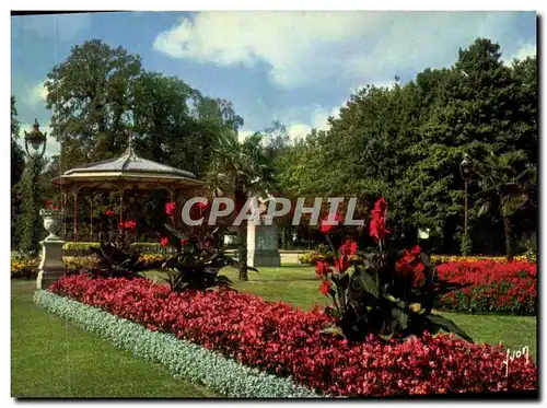 Moderne Karte Rennes Jardins du Thabor Le Kiosque a musique