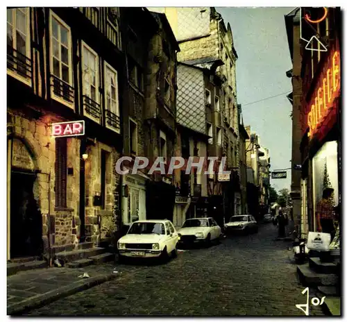 Cartes postales moderne Rennes La Rue Saint Georges Bar