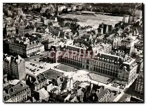 Cartes postales moderne Rennes Vue aerienne bis usr le Palais du Commerce la Poste