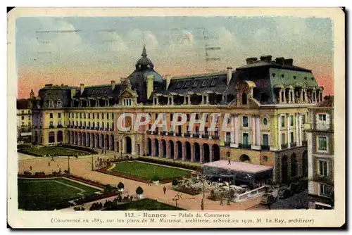 Cartes postales Rennes Palais du Commerce