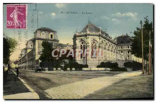 Cartes postales Rennes Le Lycee