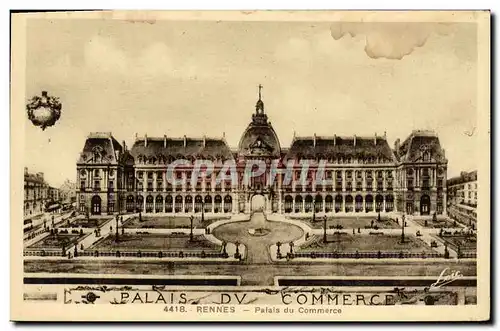 Cartes postales Rennes Palais du Commerce