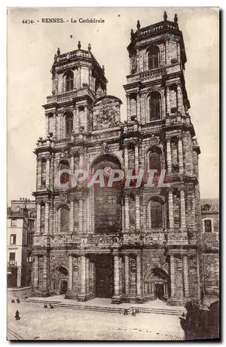 Cartes postales Rennes La Cathedrale