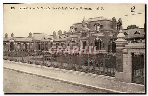 Ansichtskarte AK Rennes La Nouvelle Ecole de Medecine et de Pharmacie