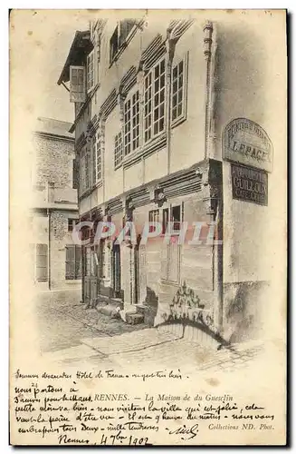 Cartes postales Rennes La Maison de du Guesclin