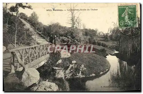 Ansichtskarte AK Rennes Le Nouveau Jardins du Thabor