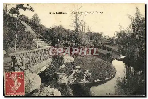 Ansichtskarte AK Rennes Le Nouveau Jardins du Thabor