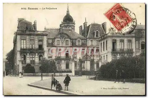 Cartes postales Rennes La Prefecture Enfants