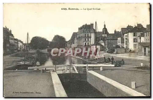 Cartes postales Rennes Le Quai St Cast