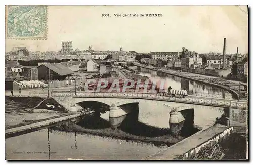 Cartes postales Vue Generale de Rennes