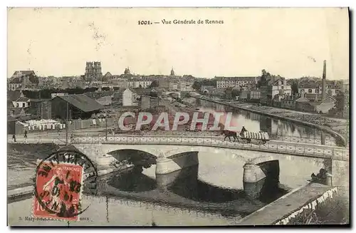 Cartes postales Vue Generale de Rennes