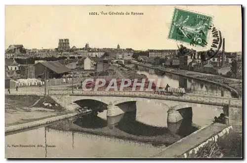 Cartes postales Vue Generale de Rennes