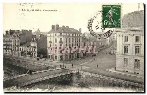 Cartes postales Rennes Place Pasteur