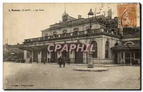 Cartes postales Rennes La Gare