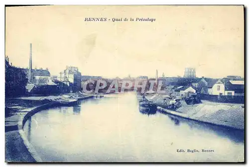 Cartes postales Rennes Quai de la Prevalaye