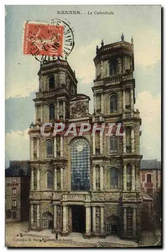 Cartes postales Rennes La Cathedrale