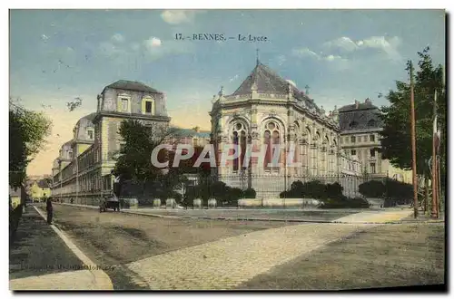 Cartes postales Rennes Le Lycee