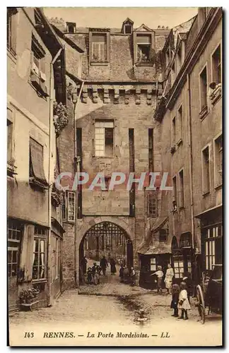 Cartes postales Rennes La Porte Mordelaise Enfants