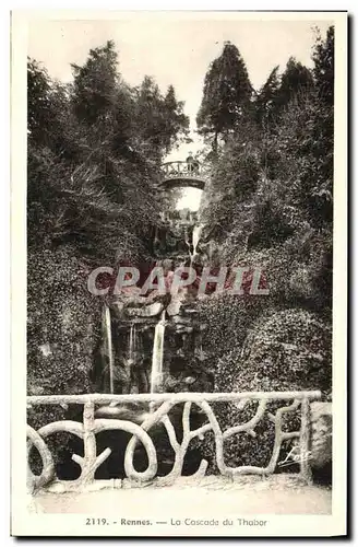 Cartes postales Rennes La Cascade du Thabor