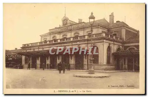 Cartes postales Rennes La Gare