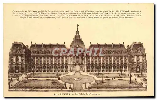 Cartes postales Rennes Le Palais du Commerce