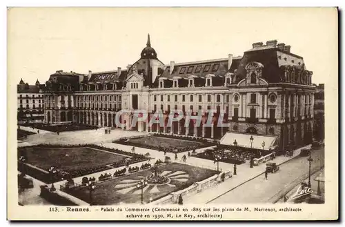 Cartes postales Rennes Palais du Commerce