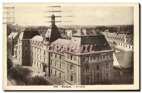 Cartes postales Rennes Le Lycee