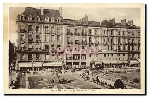 Cartes postales Rennes Jardins sur la Vilaine