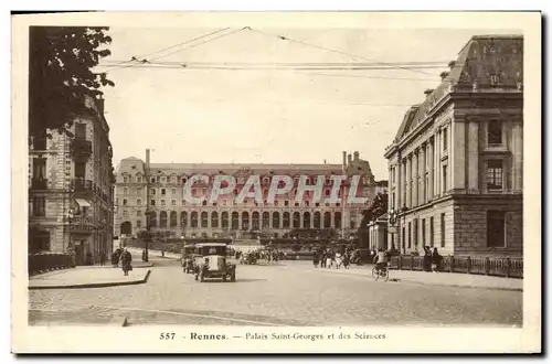 Cartes postales Rennes Palais Saint Georges et des Sciences